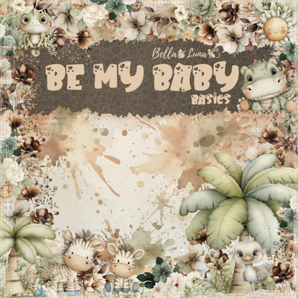 Bella Luna Crafts Be My Baby Basics 8x8 Inch Collection Pack (BLC-0072/S) Bella Luna Crafts Be My Baby Basics 8x8 Inch Collection Pack (BLC-0072/S)
