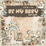 Bella Luna Crafts Be My Baby Cut Outs 8x8 Inch Collection Pack (BLC-0072/R)