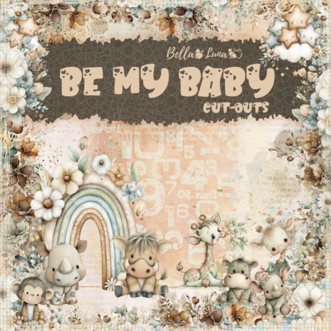 Bella Luna Crafts Be My Baby Cut Outs 8x8 Inch Collection Pack (BLC-0072/R) Bella Luna Crafts Be My Baby Cut Outs 8x8 Inch Collection Pack (BLC-0072/R)