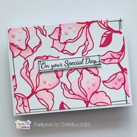 Text{ures} Dragonfly Dreams Stamp & Die Set Magnolia Halftone Vol II (TEXDS0001) Text{ures} Dragonfly Dreams Stamp & Die Set Magnolia Halftone Vol II (TEXDS0001)