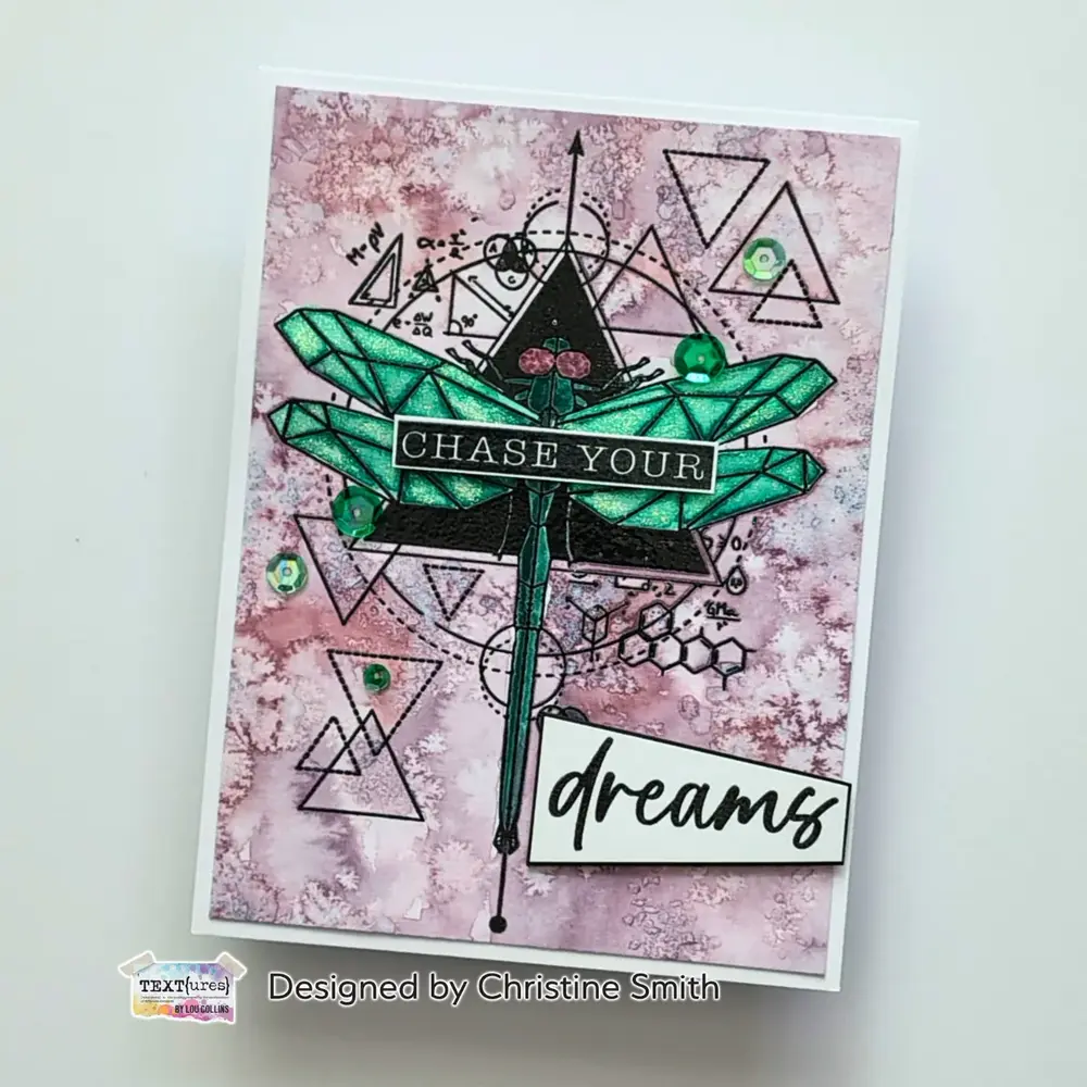 Text{ures} Dragonfly Dreams 4x6 Inch Clear Stamp Set Geometrics Dragonfly (TEXCS0003) Text{ures} Dragonfly Dreams 4x6 Inch Clear Stamp Set Geometrics Dragonfly (TEXCS0003)