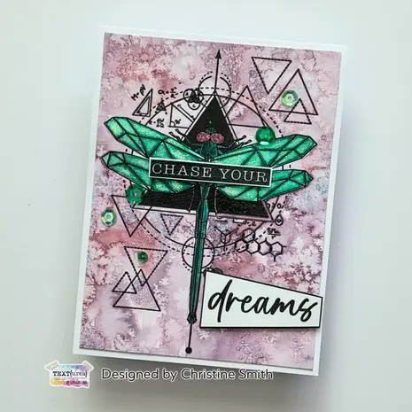 Text{ures} Dragonfly Dreams 4x6 Inch Clear Stamp Set Geometrics Dragonfly (TEXCS0003) Text{ures} Dragonfly Dreams 4x6 Inch Clear Stamp Set Geometrics Dragonfly (TEXCS0003)