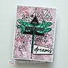Text{ures} Dragonfly Dreams 4x6 Inch Clear Stamp Set Geometrics Dragonfly (TEXCS0003) Text{ures} Dragonfly Dreams 4x6 Inch Clear Stamp Set Geometrics Dragonfly (TEXCS0003)