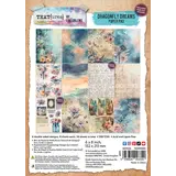 Text{ures} Dragonfly Dreams 6x8 Inch Paper Pad (TEXPP0003)