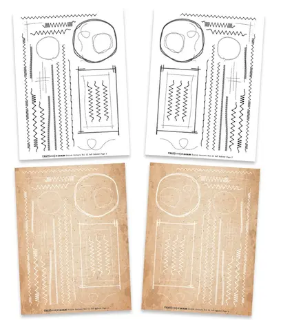 Text{ures} Dragonfly Dreams 6x8 Inch Rub-On Transfer Set (TEXRO0002) Text{ures} Dragonfly Dreams 6x8 Inch Rub-On Transfer Set (TEXRO0002)