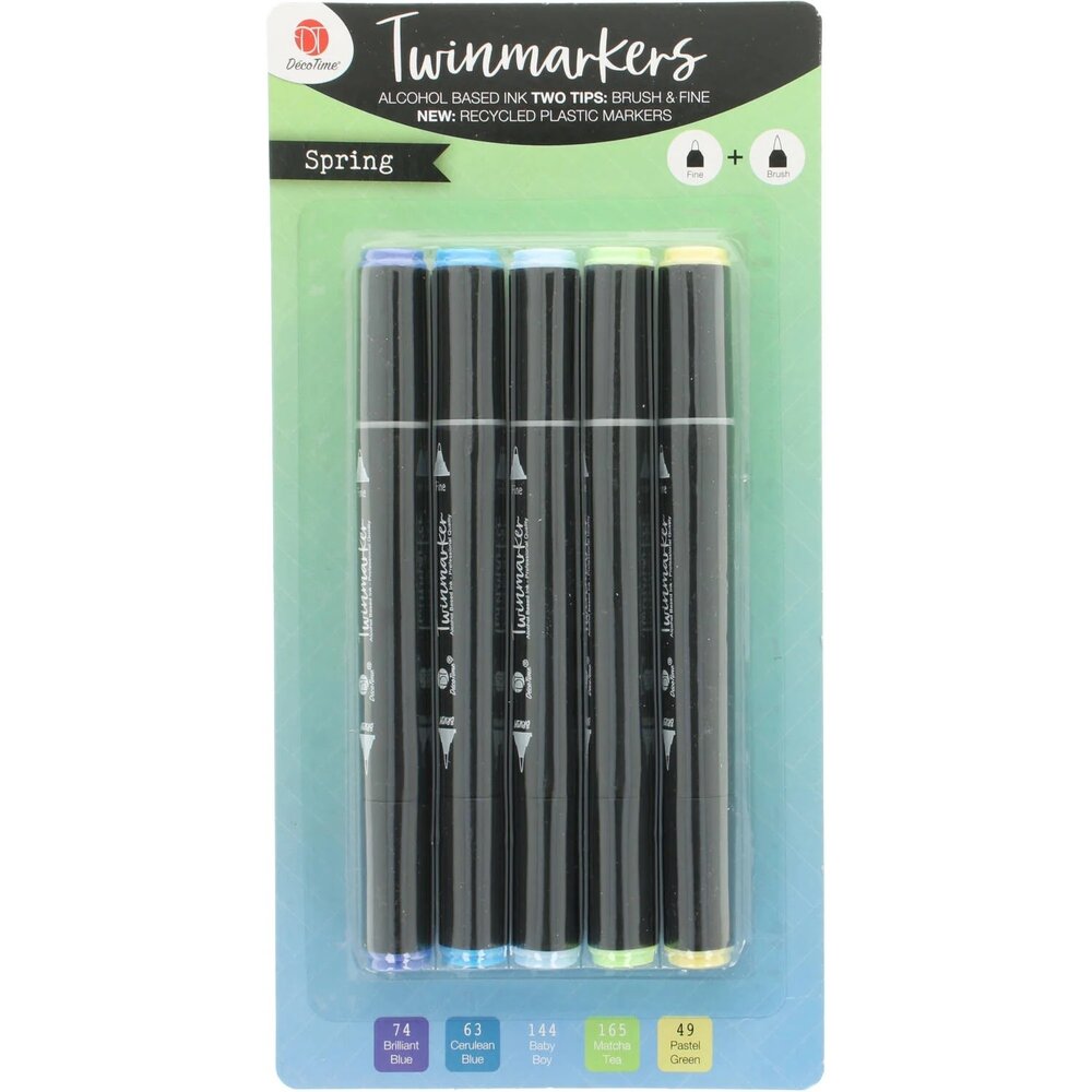 DécoTime 4 Alcohol Markers Spring (3219358) DécoTime 4 Alcohol Markers Spring (3219358)