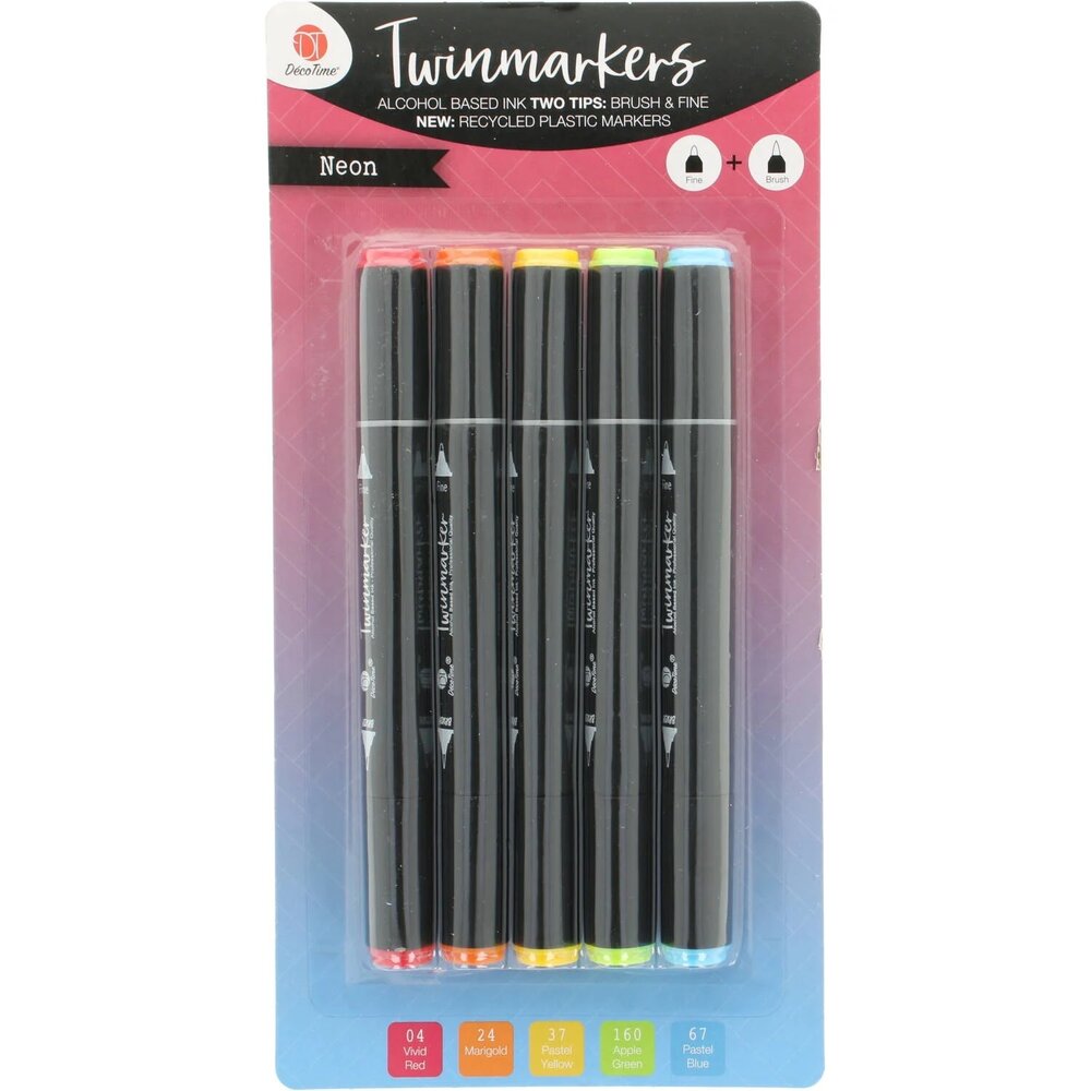 DécoTime 4 Alcohol Markers Neon (3219358) DécoTime 4 Alcohol Markers Neon (3219358)