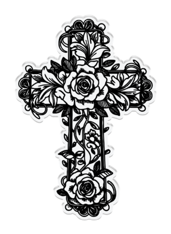 Crafter's Companion Faith & Flowers Stamp & Die (CC-STD-FAFLOW) Crafter's Companion Faith & Flowers Stamp & Die (CC-STD-FAFLOW)