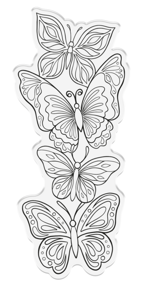 Crafter's Companion Fancy Butterflies Stamp & Die (CC-STD-FABU) Crafter's Companion Fancy Butterflies Stamp & Die (CC-STD-FABU)