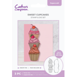 Crafter's Companion Sweet Cupcakes Stamp & Die (CC-STD-SWCU)