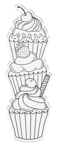 Crafter's Companion Sweet Cupcakes Stamp & Die (CC-STD-SWCU) Crafter's Companion Sweet Cupcakes Stamp & Die (CC-STD-SWCU)