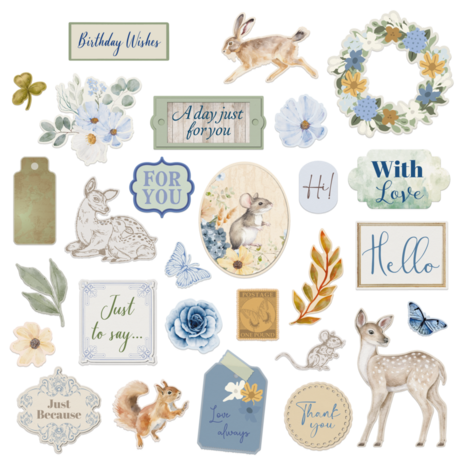 Crafter's Companion Wildwood Whismy Ephemera Set (CC-WW-EPHE) Crafter's Companion Wildwood Whismy Ephemera Set (CC-WW-EPHE)
