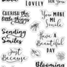 Crafter's Companion Wildwood Whismy Clear Stamps Whimsical Sentiments (CC-WW-STP-WWHS)