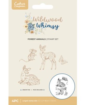 Crafter's Companion Wildwood Whismy Clear Stamps Forest Animals (CC-WW-STP-FOAN)