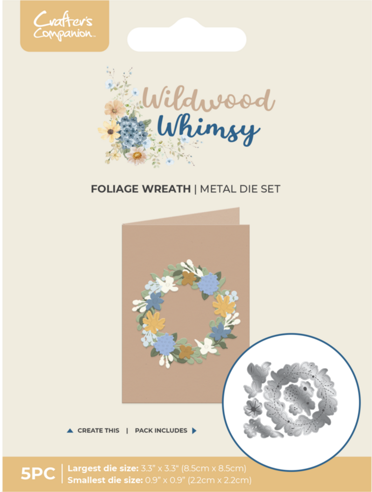 Crafter's Companion Wildwood Whismy Dies Foliage Wreath (CC-WW-MD-FOWR) Crafter's Companion Wildwood Whismy Dies Foliage Wreath (CC-WW-MD-FOWR)