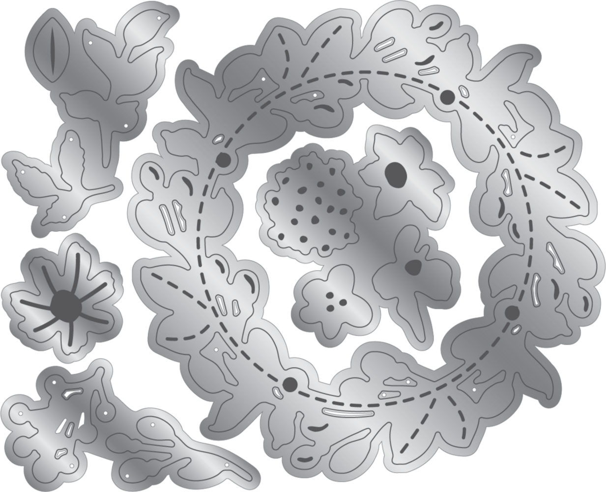Crafter's Companion Wildwood Whismy Dies Foliage Wreath (CC-WW-MD-FOWR) Crafter's Companion Wildwood Whismy Dies Foliage Wreath (CC-WW-MD-FOWR)
