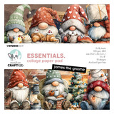 Creative Craftlab Essentials James the Gnome 8x8 Inch Collage Paper Pad (CCL-ES-CPP495)