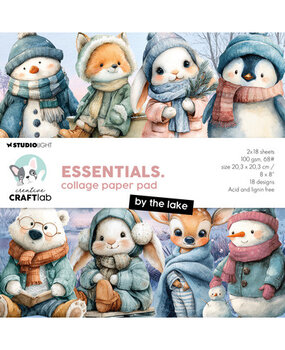 Creative Craftlab PRE-ORDER Essentials By the Lake 8x8 Inch Collage Paper Pad (CCL-ES-CPP496)