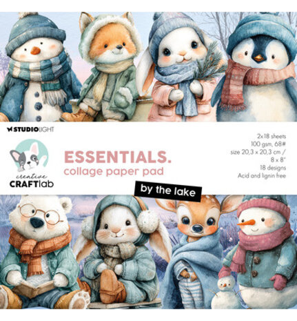 Creative Craftlab PRE-ORDER Essentials By the Lake 8x8 Inch Collage Paper Pad (CCL-ES-CPP496) Creative Craftlab PRE-ORDER Essentials By the Lake 8x8 Inch Collage Paper Pad (CCL-ES-CPP496)