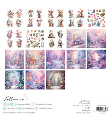 Creative Craftlab PRE-ORDER Essentials Candy Christmas 8x8 Inch Collage Paper Pad (CCL-ES-CPP497) Creative Craftlab PRE-ORDER Essentials Candy Christmas 8x8 Inch Collage Paper Pad (CCL-ES-CPP497)