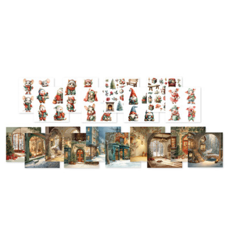 Creative Craftlab PRE-ORDER Essentials Classic Christmas 8x8 Inch Collage Paper Pad (CCL-ES-CPP498) Creative Craftlab PRE-ORDER Essentials Classic Christmas 8x8 Inch Collage Paper Pad (CCL-ES-CPP498)