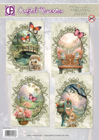Creatief Art PRE-ORDER Card Kit Whispering Forest (CM-KIT-003) Creatief Art PRE-ORDER Card Kit Whispering Forest (CM-KIT-003)