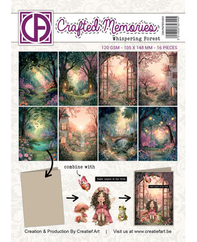 Creatief Art PRE-ORDER Whispering Forest A6 Collage Paper (CM-PAPER-003) Creatief Art PRE-ORDER Whispering Forest A6 Collage Paper (CM-PAPER-003)
