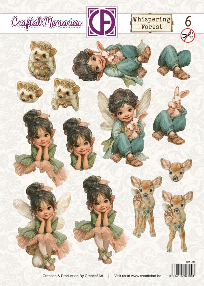 Creatief Art PRE-ORDER Whispering Forest 06 Stansvel (CM-006) Creatief Art PRE-ORDER Whispering Forest 06 Stansvel (CM-006)