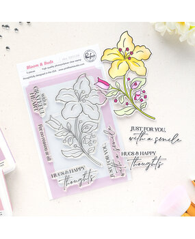 Pinkfresh Studio PRE-ORDER Sunlit Manor Stamp Bloom & Buds (325126) Pinkfresh Studio PRE-ORDER Sunlit Manor Stamp Bloom & Buds (325126)