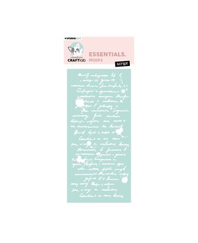 Creative Craftlab Essentials Script Masking Stencil (CCL-ES-MASK411) Creative Craftlab Essentials Script Masking Stencil (CCL-ES-MASK411)