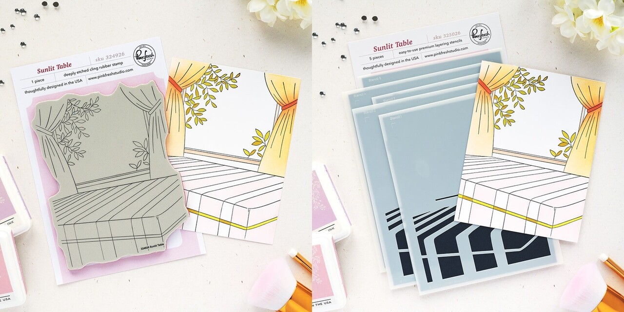 Pinkfresh Studio PRE-ORDER Sunlit Manor BUNDLE Sunlit Table Pinkfresh Studio PRE-ORDER Sunlit Manor BUNDLE Sunlit Table