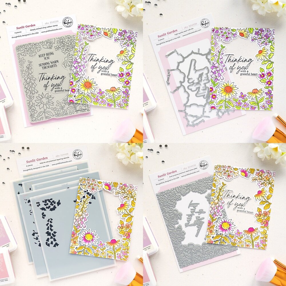 Pinkfresh Studio PRE-ORDER Sunlit Manor BUNDLE Sunlit Garden Pinkfresh Studio PRE-ORDER Sunlit Manor BUNDLE Sunlit Garden