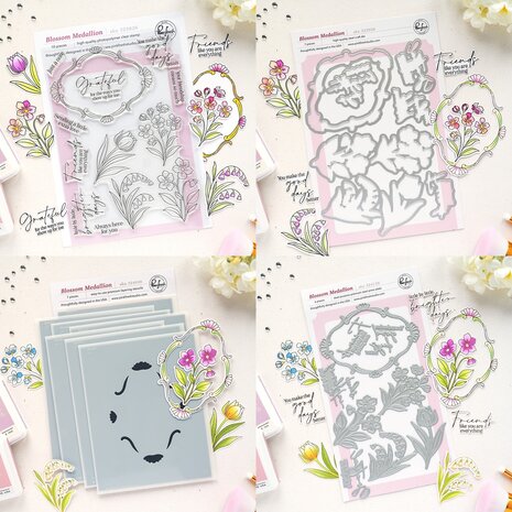 Pinkfresh Studio PRE-ORDER Sunlit Manor BUNDLE Blossom Medallion Pinkfresh Studio PRE-ORDER Sunlit Manor BUNDLE Blossom Medallion