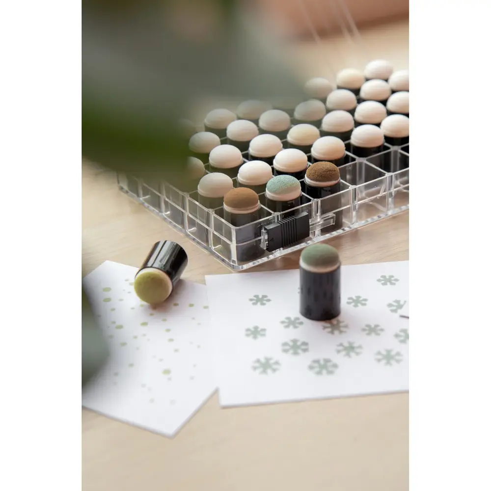Vaessen Creative Sponge Dauber Case + 40 Daubers (1009-015) Vaessen Creative Sponge Dauber Case + 40 Daubers (1009-015)