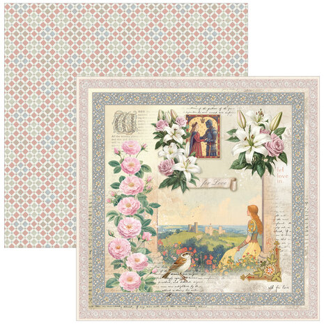 Ciao Bella Papercrafting PRE-ORDER Courtly Love 12x12 Inch Paper Pad (CBPM097) Ciao Bella Papercrafting PRE-ORDER Courtly Love 12x12 Inch Paper Pad (CBPM097)