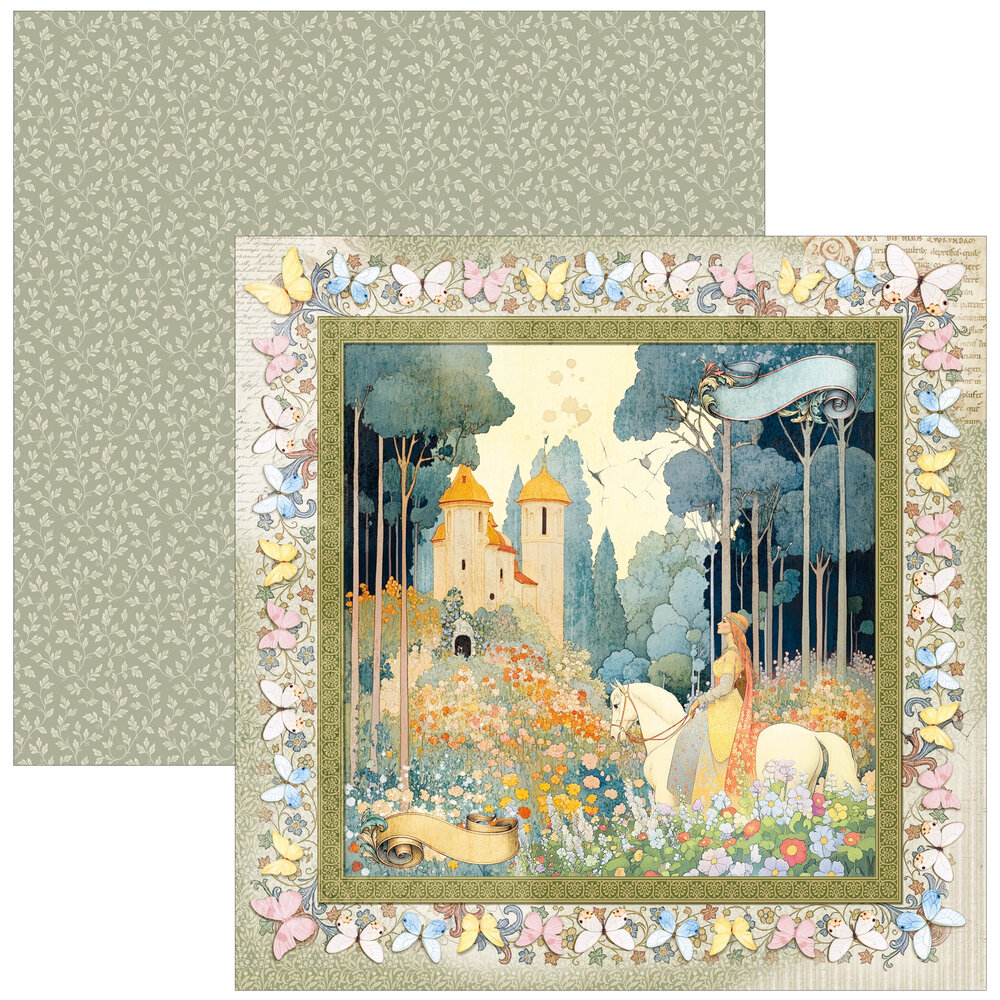 Ciao Bella Papercrafting PRE-ORDER Courtly Love 12x12 Inch Paper Pad (CBPM097) Ciao Bella Papercrafting PRE-ORDER Courtly Love 12x12 Inch Paper Pad (CBPM097)