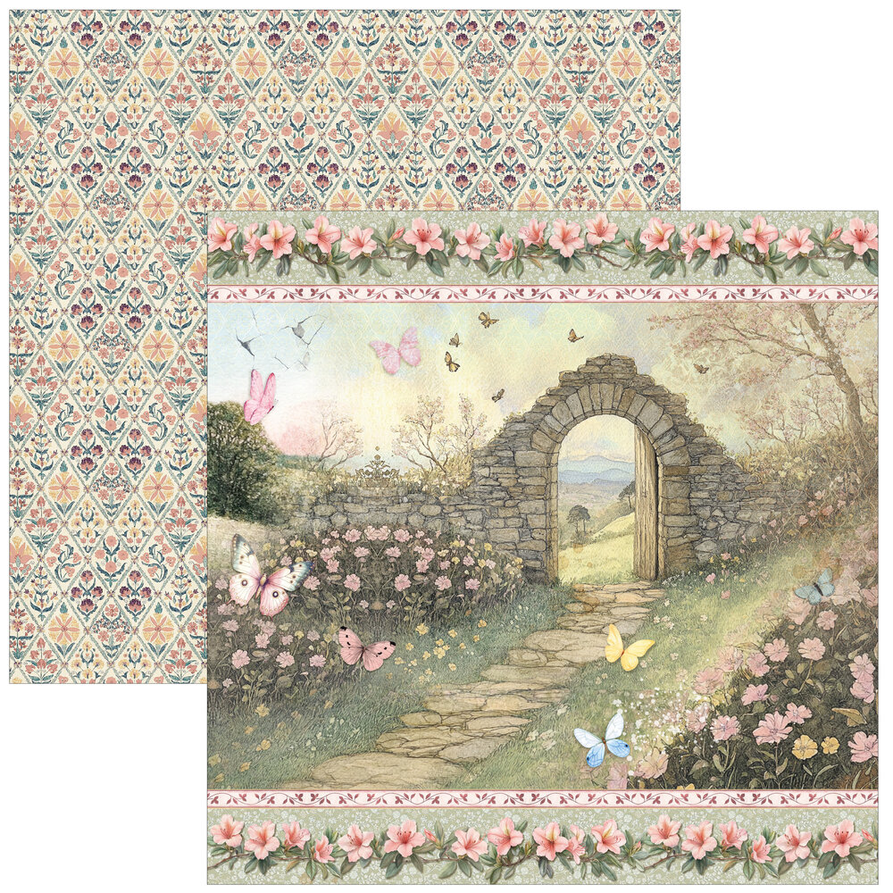 Ciao Bella Papercrafting PRE-ORDER Courtly Love 12x12 Inch Paper Pad (CBPM097) Ciao Bella Papercrafting PRE-ORDER Courtly Love 12x12 Inch Paper Pad (CBPM097)