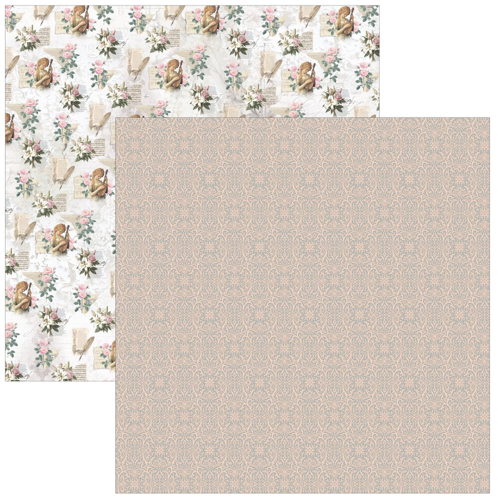 Ciao Bella Papercrafting PRE-ORDER Courtly Love 12x12 Inch Patterns Pad (CBT097) Ciao Bella Papercrafting PRE-ORDER Courtly Love 12x12 Inch Patterns Pad (CBT097)