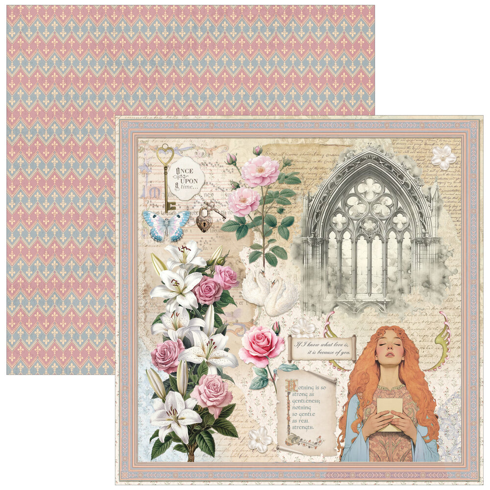 Ciao Bella Papercrafting PRE-ORDER Courtly Love 8x8 Inch Paper Pad (CBH097) Ciao Bella Papercrafting PRE-ORDER Courtly Love 8x8 Inch Paper Pad (CBH097)