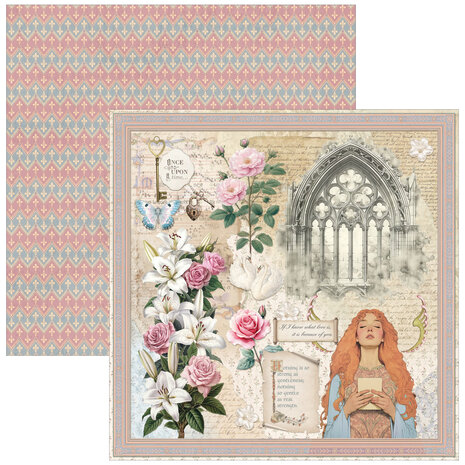 Ciao Bella Papercrafting PRE-ORDER Courtly Love 8x8 Inch Paper Pad (CBH097) Ciao Bella Papercrafting PRE-ORDER Courtly Love 8x8 Inch Paper Pad (CBH097)