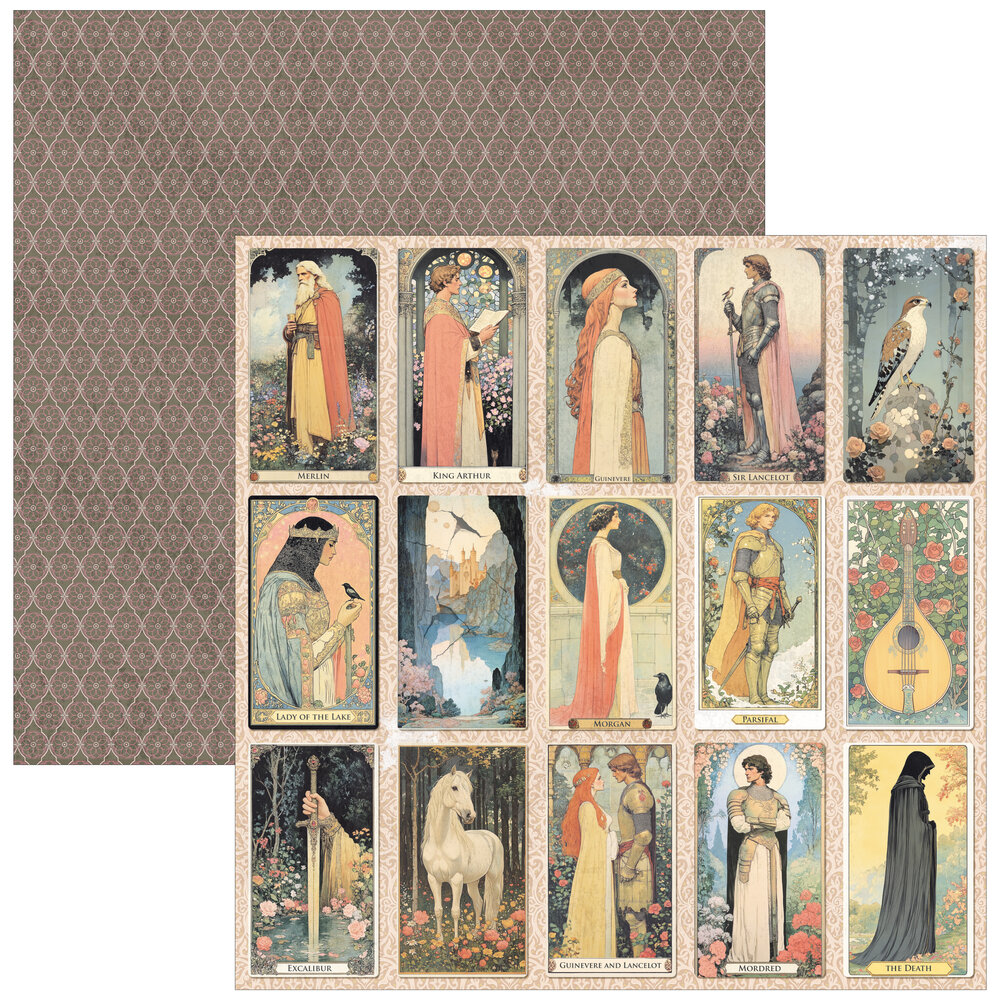 Ciao Bella Papercrafting PRE-ORDER Courtly Love 8x8 Inch Paper Pad (CBH097) Ciao Bella Papercrafting PRE-ORDER Courtly Love 8x8 Inch Paper Pad (CBH097)