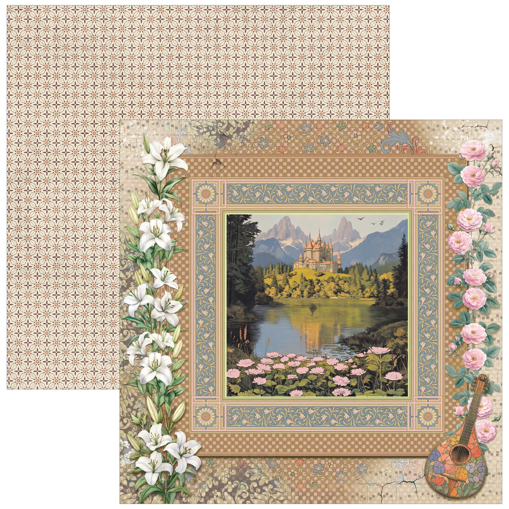Ciao Bella Papercrafting PRE-ORDER Courtly Love 8x8 Inch Paper Pad (CBH097) Ciao Bella Papercrafting PRE-ORDER Courtly Love 8x8 Inch Paper Pad (CBH097)