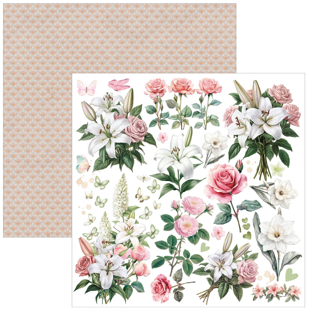 Ciao Bella Papercrafting PRE-ORDER Courtly Love 8x8 Inch Paper Pad (CBH097) Ciao Bella Papercrafting PRE-ORDER Courtly Love 8x8 Inch Paper Pad (CBH097)