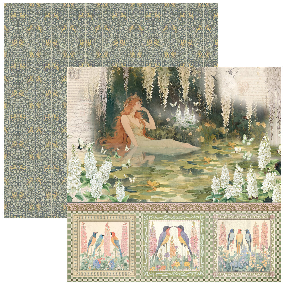 Ciao Bella Papercrafting PRE-ORDER Courtly Love 8x8 Inch Paper Pad (CBH097) Ciao Bella Papercrafting PRE-ORDER Courtly Love 8x8 Inch Paper Pad (CBH097)