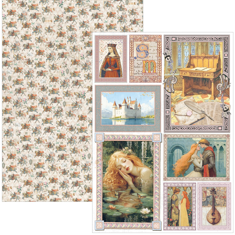Ciao Bella Papercrafting PRE-ORDER Courtly Love A4 Creative Pad (CBCL097)