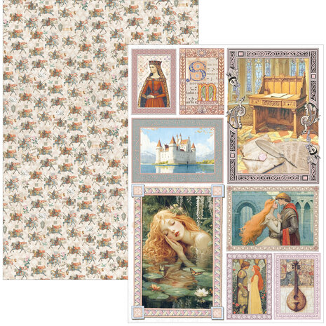 Ciao Bella Papercrafting PRE-ORDER Courtly Love A4 Creative Pad (CBCL097)