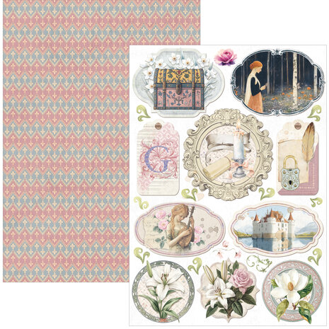 Ciao Bella Papercrafting PRE-ORDER Courtly Love A4 Creative Pad (CBCL097)
