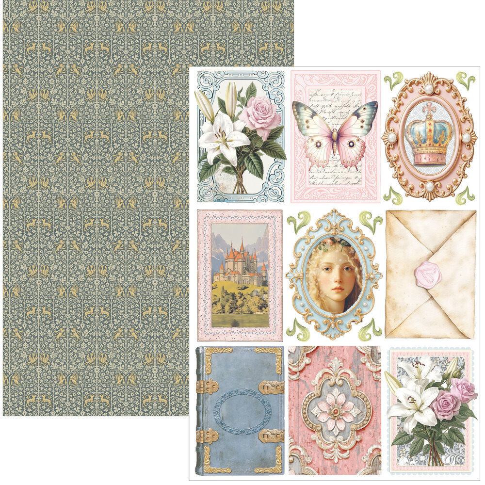 Ciao Bella Papercrafting PRE-ORDER Courtly Love A4 Creative Pad (CBCL097)