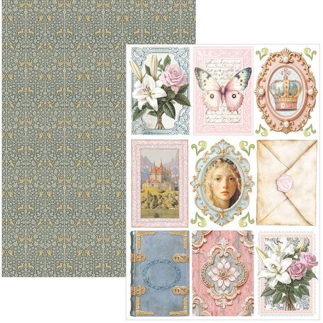 Ciao Bella Papercrafting PRE-ORDER Courtly Love A4 Creative Pad (CBCL097)
