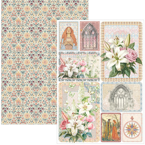 Ciao Bella Papercrafting PRE-ORDER Courtly Love A4 Creative Pad (CBCL097)